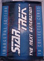 Star Trek the Next Generation Inaugural Edition Trading Cards by Paramount