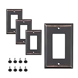 SLEEKLIGHTING Oil Rubbed Bronze Outlet Covers and