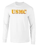 US Marines Vintage USMC Graphic Officially Licensed Long Sleeve T Shirt