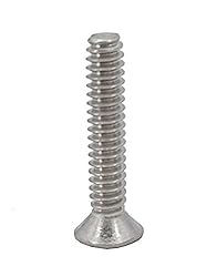 FixtureDisplays® 6-32 X 3/4" Stainless Flat Head