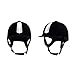 YLFC Riding Helmet, Schooler Helmet, Performance Helmet, Equestrian Helmets Comfortable Velvet Horse Riding Hat Horse Riding Helmets Lightweight Black Unisex(54-62CM)