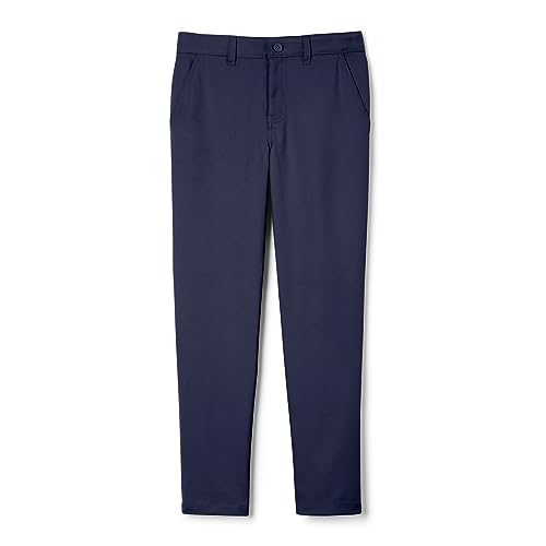 French Toast Boys' Slim Fit Stretch Performance Pant, Navy, 18