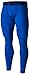 TM-MUP19-BLU_Medium Tesla Men's Compression Pants Baselayer Cool Dry Sports Tights Leggings MUP19