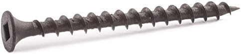 6 x 1 1/4 Square Bugle Coarse Drywall Screws Black Phosphate - Carton (8000)