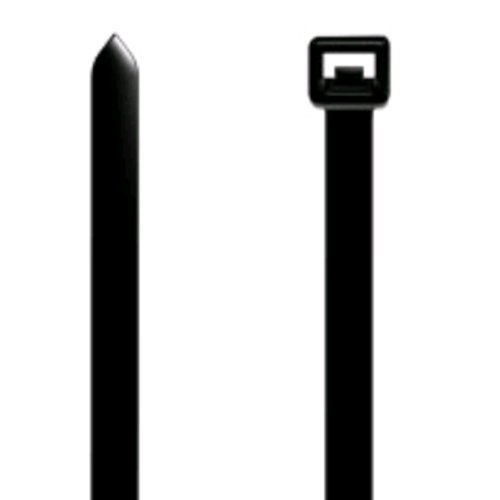 enTie Black Cable Ties 4.8mm x 300mm Nylon 66 UL Approved [100 Pack]