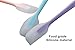Green Hours Premium Silicone Spatula Set,(Set of 3.blue orange purple) Heat Resistant Silicone Kitchen Utensils Set, Non-stick Baking Spoon Spatulas, 100% Food Grade Silicone.