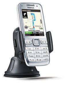 Nokia E52 silber T-Mobile Aktionspaket Navi - Mobiltelefon