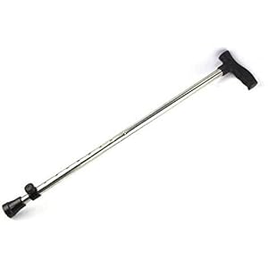 CLASORA Non-Slip Adjustable Aluminum Alloy Stick for Walking Hiking Etc with Comfortable.