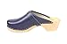 Lotta from Stockholm Swedish Clogs :Classic Clog in Blue Leather