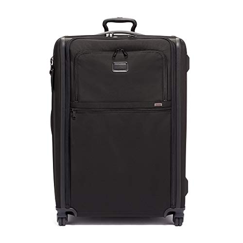 TUMI - Alpha 3 Extended Trip Expandable 4 Wheeled Packing Case Suitcase - Rolling Luggage for Men and Women - Black