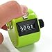 Bluecell World Bluecell Green Color Handheld Tally Counter 4 Digit Display for Lap/Sport/Coach/School/Event