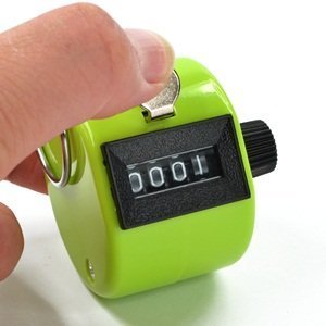 image for Generic Bluecell Assorted Color Handheld Tally Counter 4 Digit Display