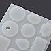 Lychee Water Drop Square Round Rectangle Silicone Pendant Mold DIY Jewelry Making Mould Tool