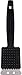 11 Inch BBQ Grill Brush with Scraper - Stainless Steel BBQ Tool - by Utopia Kitchen
