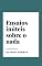 Livro Ensaios inúteis sobre o nada