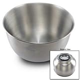 Large stainless steel bowl for Sunbeam Heritage mixers.
