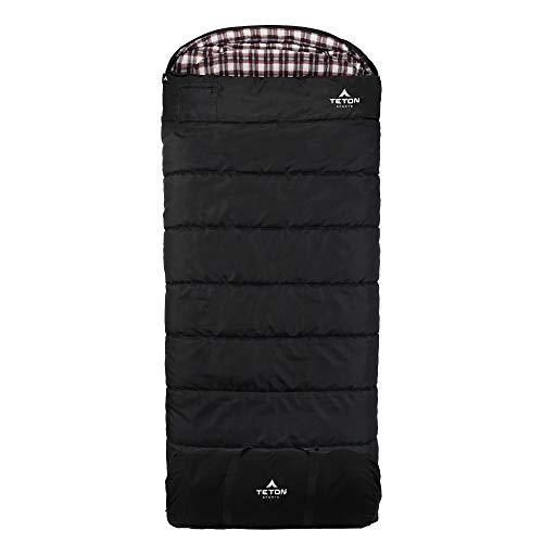 TETON Sports Outfitter XXL Sleeping Bag; Warm and Comfortable for