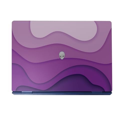 Laptop Skin Compatible with Alienware 16/16X Aurora (2025) - Papercraft Purple…