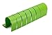 Roll Model Sushi Sushi Making Kit - Silicone Mat, Rice Paddle, Cutting Mold, Recipe Book (7x7 Inch, Green, Solid, Dishwasher Safe, Sushi Making Plate)
