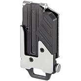 TAJIMA CLIP-n-HOLD Metal Bodied, Waste Belt Clamp, Up to 2.4" Belt | Metal Body, Slide Stopper, Tool Security, Belt Wearable, Horizontal Design