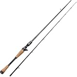 Fiblink Graphite Baitcasting Rod Portable Casting Rod 2-Piece Baitcaster