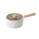 Neoflam FIKA 1.7QT 18cm Ivory IH Saucepan with