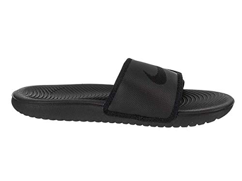 Nike Kids' Kawa Slide (GS/PS) Athletic Sandal, Black/Black, Size 9.0