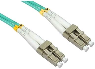 OM4-LC-LC-20M-Aqua Duplex Fibre Optic Patch Cable LSZH Multimode - Image 3