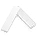 MESHA Jewelry Boxes 8x2x1 Inches Gift Boxes White Cardboard Watch Boxes with Cotton Filled Pack of 10