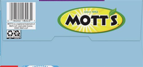 MOTT’S FRUIT FLAVORED SNACKS, BERRY, GLUTEN FREE SNACK, FAMILY PACK, 40 CT, 32 OZ