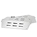 QuliMetal 65505 Heat Deflectors for Weber Genesis 300 Series Grills with Front Mounted Control Knobs, Genesis E/S-310, E/S-330(2011-2016), 2-Pack, Stainless Steel for Weber 62756 7622