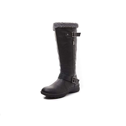 LifeStep-Womens-Winter-Warm-Faux-Fur-Lined-Zipper-Snow-Boots