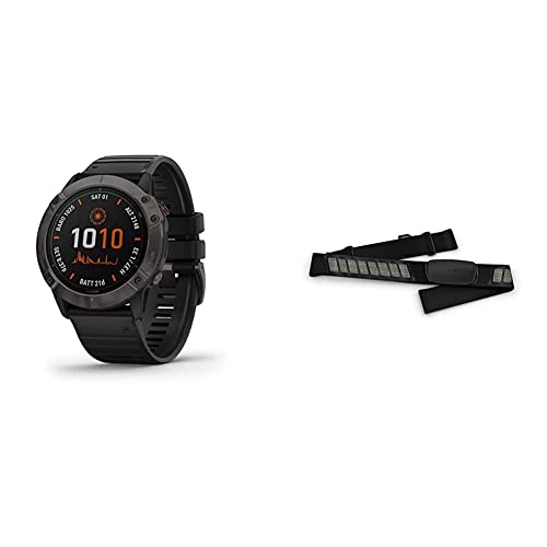Garmin Fenix 6X Pro Solar, Premium Multisport GPS Watch with Solar