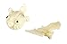 Safari Ltd Good Luck Minis Glow-in-the-Dark Fun Pack – Includes (8) Realistic Hand Painted Miniature Toy Figurine Models – Pufferfish, Starfish, Ladybug, Jellyfish, Bat, Ant, Bumblebee, and Butterfly – For Ages 5 and Up