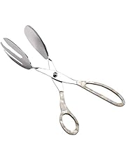 Salad Tongs for Serving or Cooking, Stainless Steel