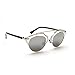 GAMT New Designer Cateye Polarized Sunglasses For Women Classic Style Lucency Frame Silver Lens