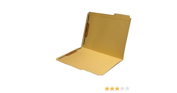 Amazon Com Colored Standard Duty Folder Reinforced 1 3