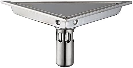 stainless steel corner-drain deep triangular floor drain Pest and odor-resistant anti-blocking deodorant drain-A