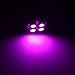Partsam T10 194 2825 LED Light Bulb 168 LED Bulbs Bright Instrument Panel Gauge Cluster Dashboard LED Light Bulbs Set Lighting Indicator Lamps 10Pcs-Pink