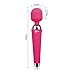 CNHIDEE Vibrator Massager Wand Handheld Magic Body Cellulite Foot Hand Neck Back Head Massage Mini Cordless Vibrating Portable Waterproof 10X Rechargeable Silicone Muscle Sport Recovery (Pink)