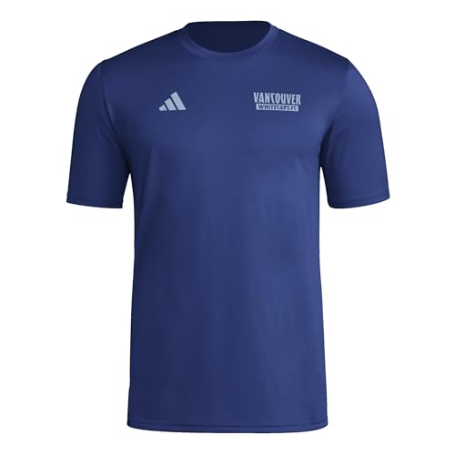 adidas Mens Vancouver Whitecaps FC Pre-Game Short Sleeve Soccer T-Shirt,Team Na…