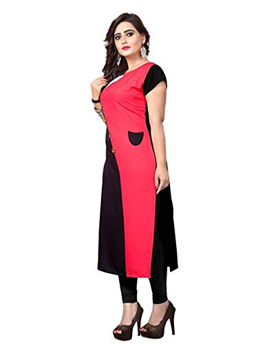 bapa fashion women's crepe straight kurti-1013