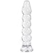 Doc Johnson Crystal Jellies - Ribbed Dildo/Anal Plug - For Beginners - Clear