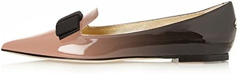 Eldof Women's Flats, Pointed Toe Flats Pumps, Patent Leather Flats Pumps, Walking Dress Office Classic Comfortable Flats