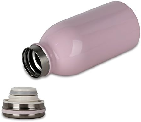 Housavvy Kids Vacuum Bottle 12 Oz w/ Sticker Decal - Pink