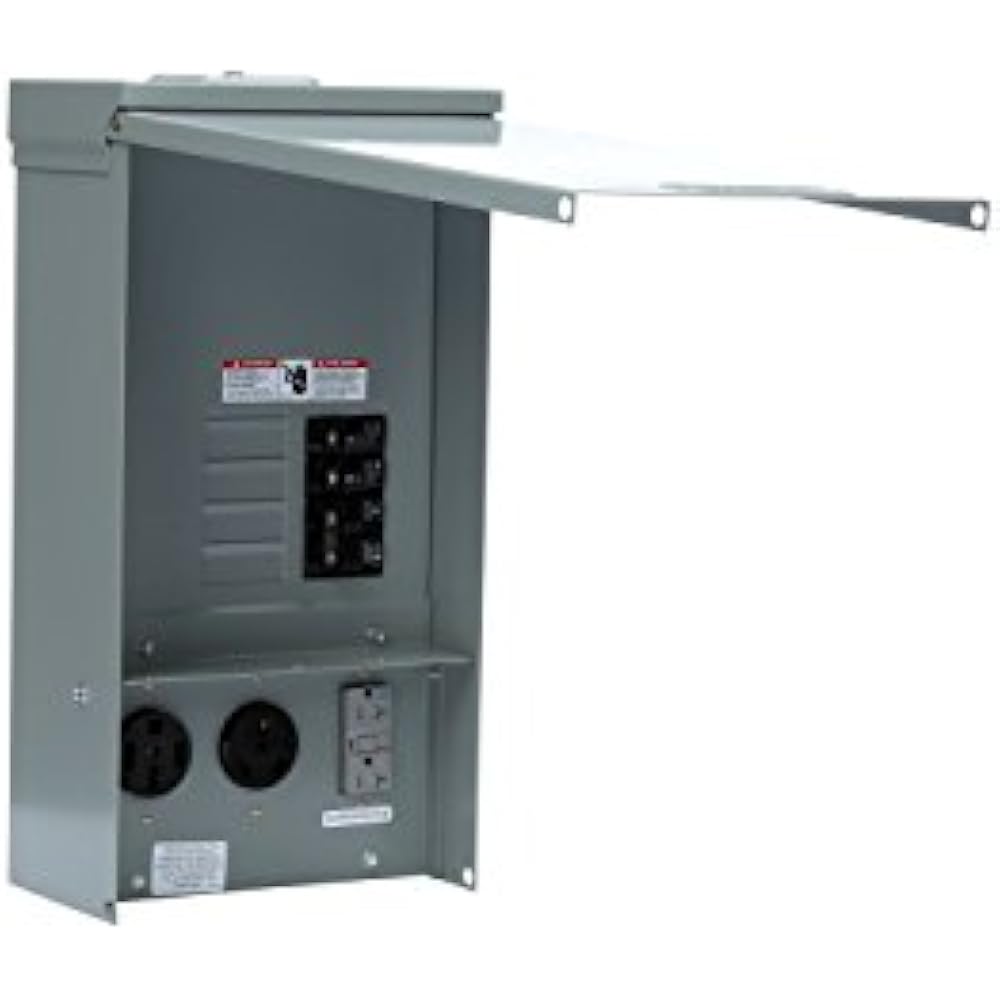 TL137US Talon Temporary Power Outlet Panel 20, 30, 50-Amp Receptacle