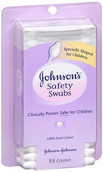 Johnson's SAFETY SWABS 8256 Size: 55 (Pack of 2)