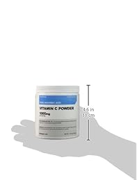 Nutricost polvo de ácido ascórbico puro vitamina C, 1G por porción, alta calidad, soporte del sistema...