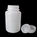LAZZON Travel White Plastic Empty Portable Solid Powder Medicine Bottles Pill Tablet Holder Storage Case Container Box 100ML Big