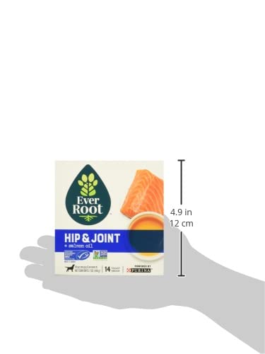 EVERROOT DOG JOINT HEALTH SUPPLEMENT BY PURINA, HIP AND JOINT SUPPLEMENT LIQUID PACK WITH SALMON OIL – 14 CT. BOX